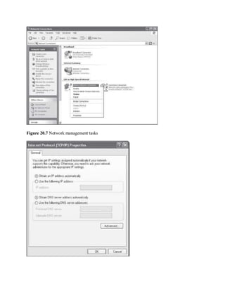 Figure 20.7 Network management tasks
 