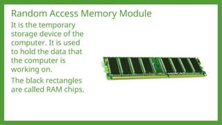 Comprehensive Introduction to Computer Fundamentals and Components | PPTX