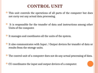 Computer fundamentals for Beginners and school children | PPTX