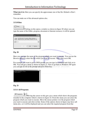 Computer fundamentals & window based application | PDF