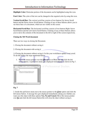 Computer fundamentals & window based application | PDF