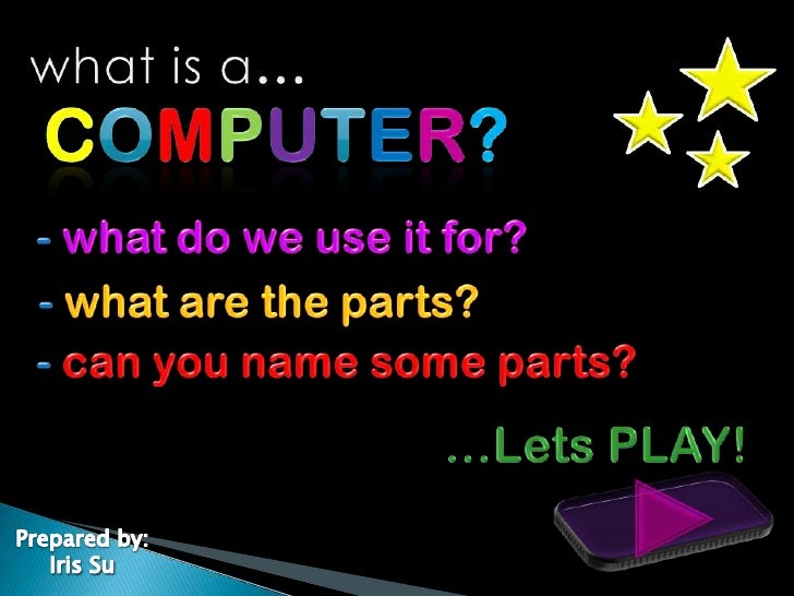 Parts of the Computer (game)