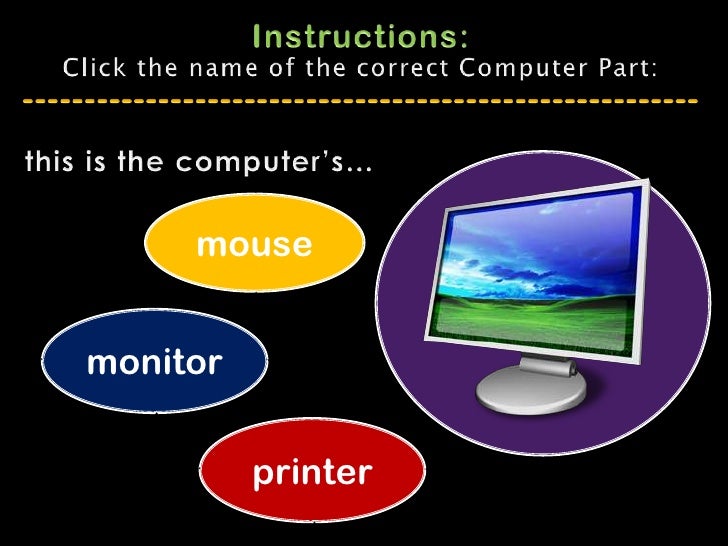 Parts of the Computer (game)