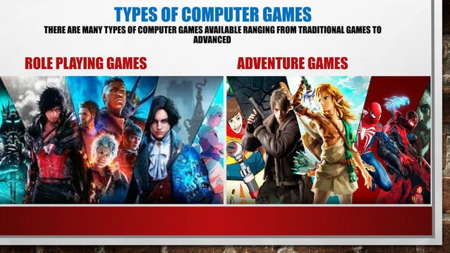 AN INTRODUCTION TO COMPUTER GAMES, BENEFITS AND DRAWBACKS.pptx