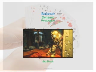 Balance
Dynamic
Restoration
BioShock
Take- Two Interactive
umairshafique.com
 