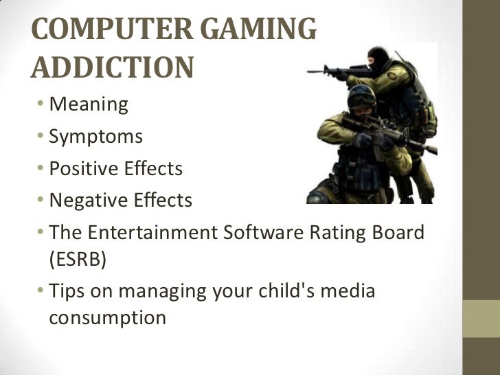 Thesis about computer games addiction