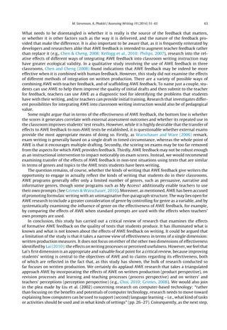 Computer generated feedback | PDF