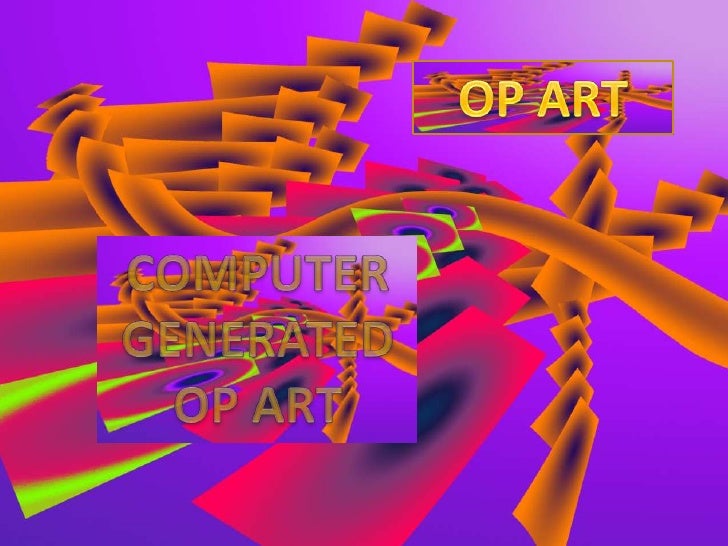 Computer Generated Op Art