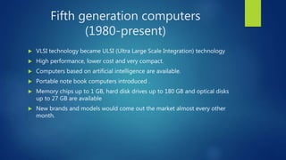 Computer generation | PPT