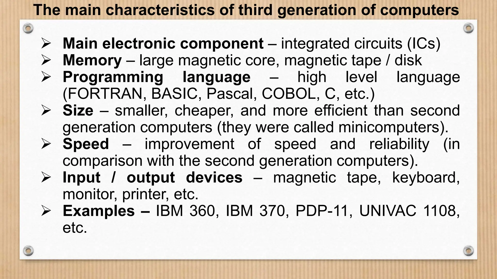 Computer Generation (evolution of computer) | PPTX