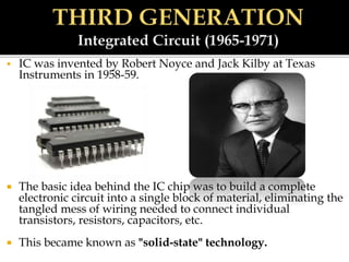 Who Inverted The Ic Computer generation and language translator | PPTX