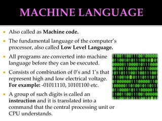 Computer generation and language translator | PPTX