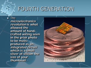 Microelectronics Slivers Computer Generations | PDF