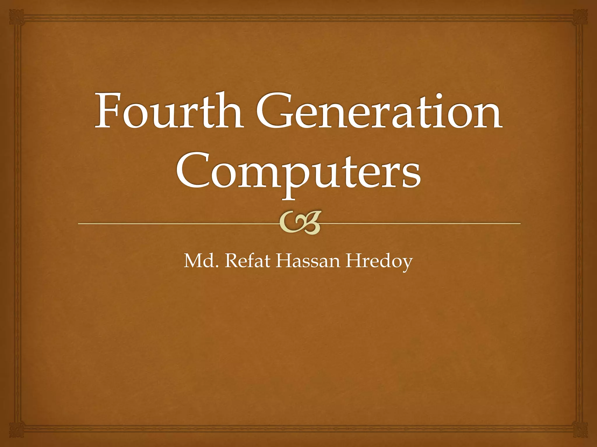 Computer generations powerpoint slide | PPTX