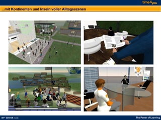 ...mit Kontinenten und Inseln voller Alltagsszenen  