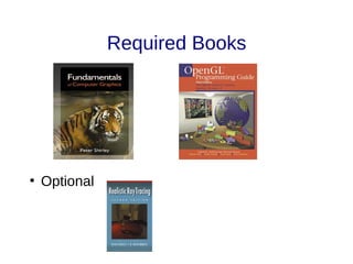 Required Books
●
Optional
 