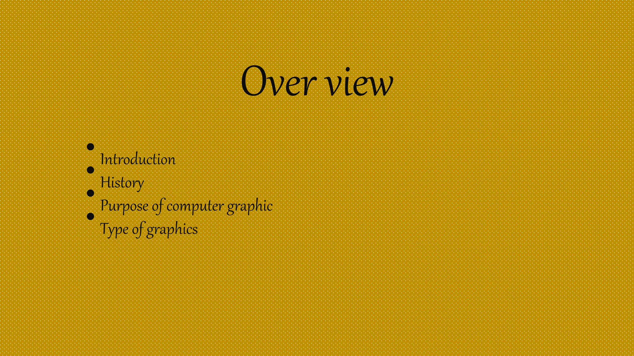 Computer Graphic PPT computer-graphic-ppt
