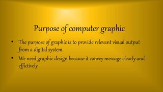 Computer graphic | PPT