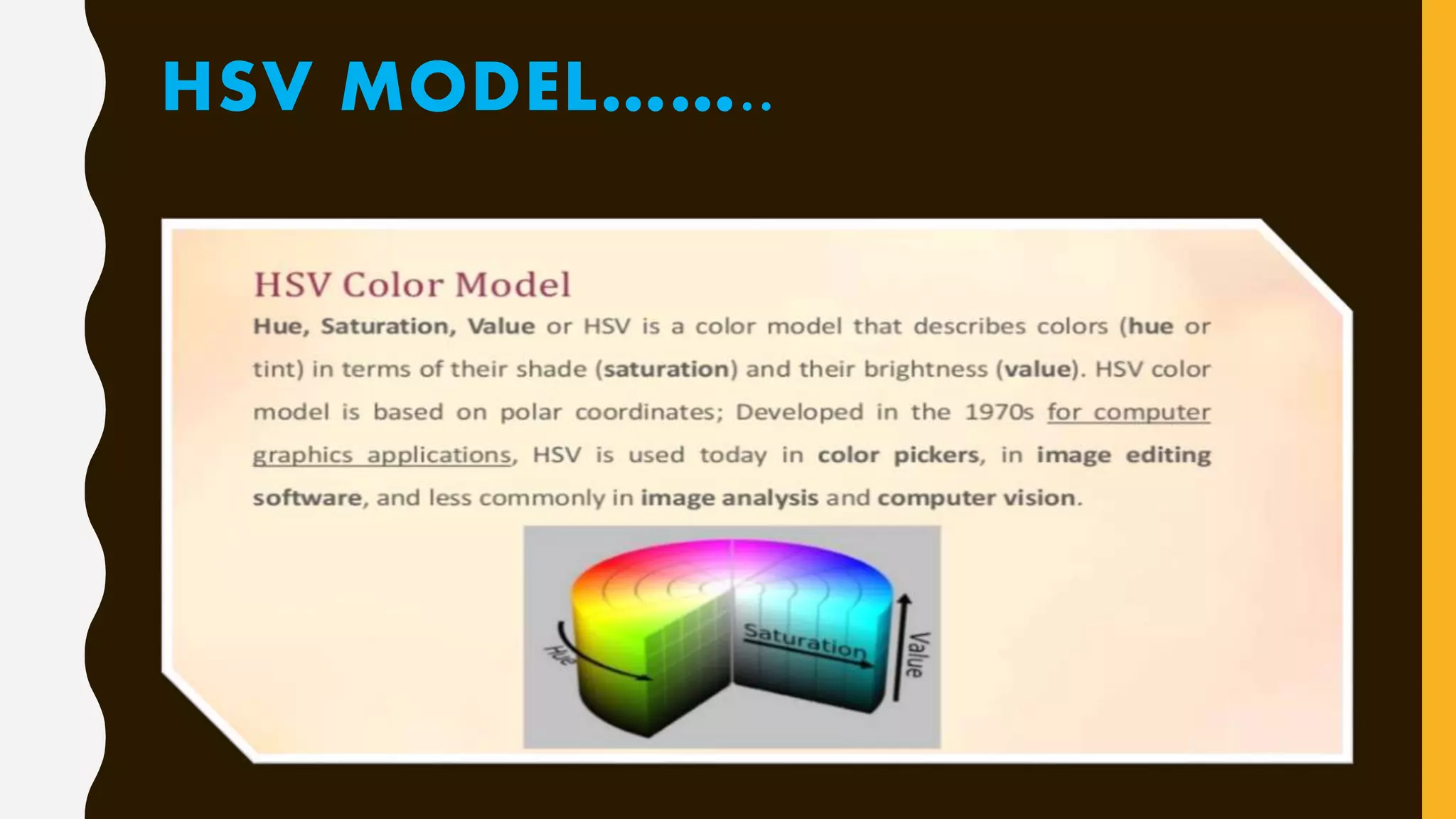 HSV MODEL……..
 