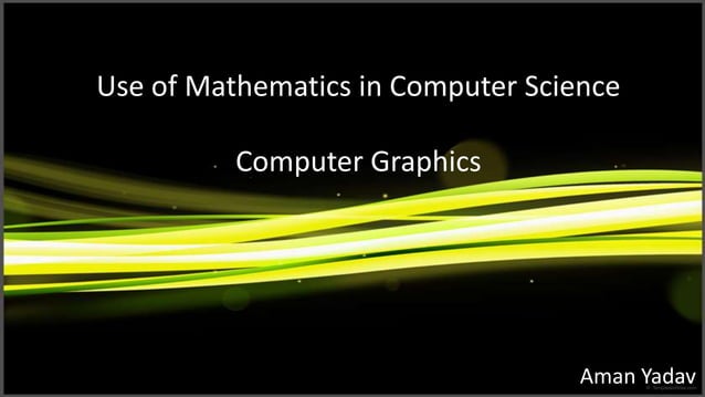 Computer graphics | PPT