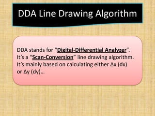 Computer graphics presentation | PPTX