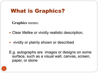 Computer graphics. | PPTX