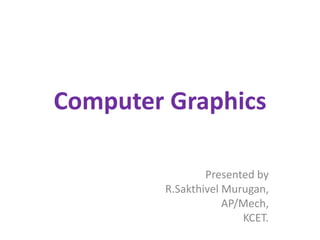 Computer Graphics | PPT