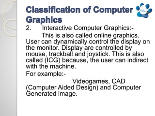 Introduction to Computer graphics | PPTX