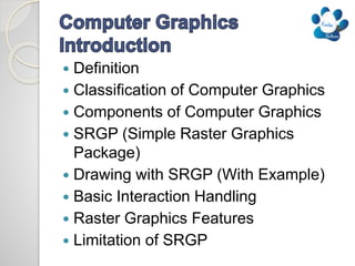 Introduction to Computer graphics | PPTX