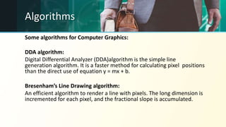 Computer graphics | PPT