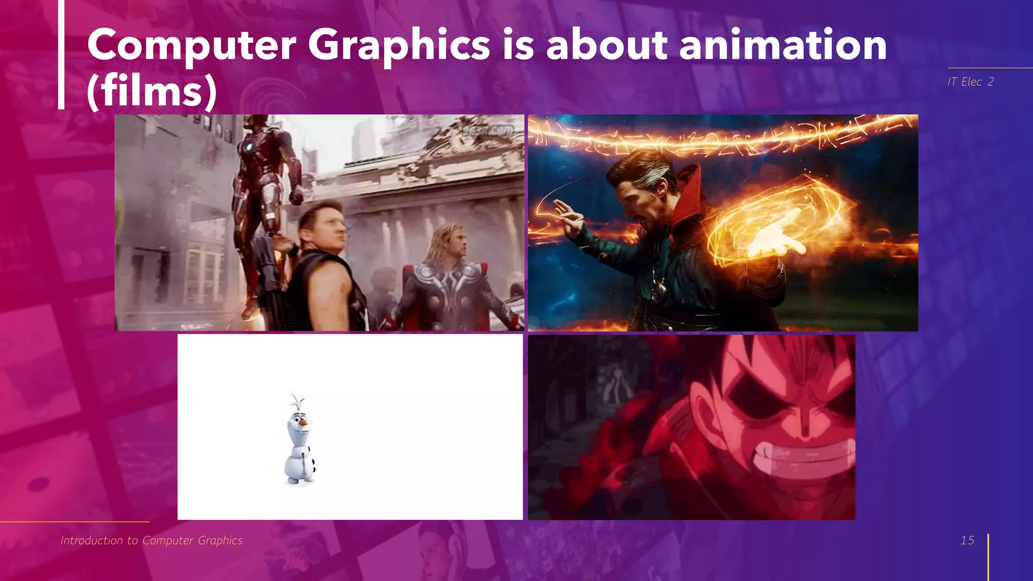Introduction to Computer Graphics | PPTX | Computer Animation ...