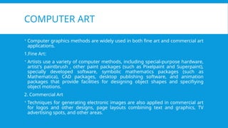 Computer Graphics definition types and application .pptx