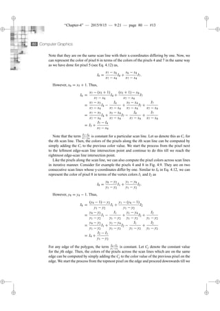 Phong Eq In Computer Graphics Notes.pdf Computer Graphics - complete theory concepts | PDF