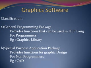 Overview of Graphics System | PPTX