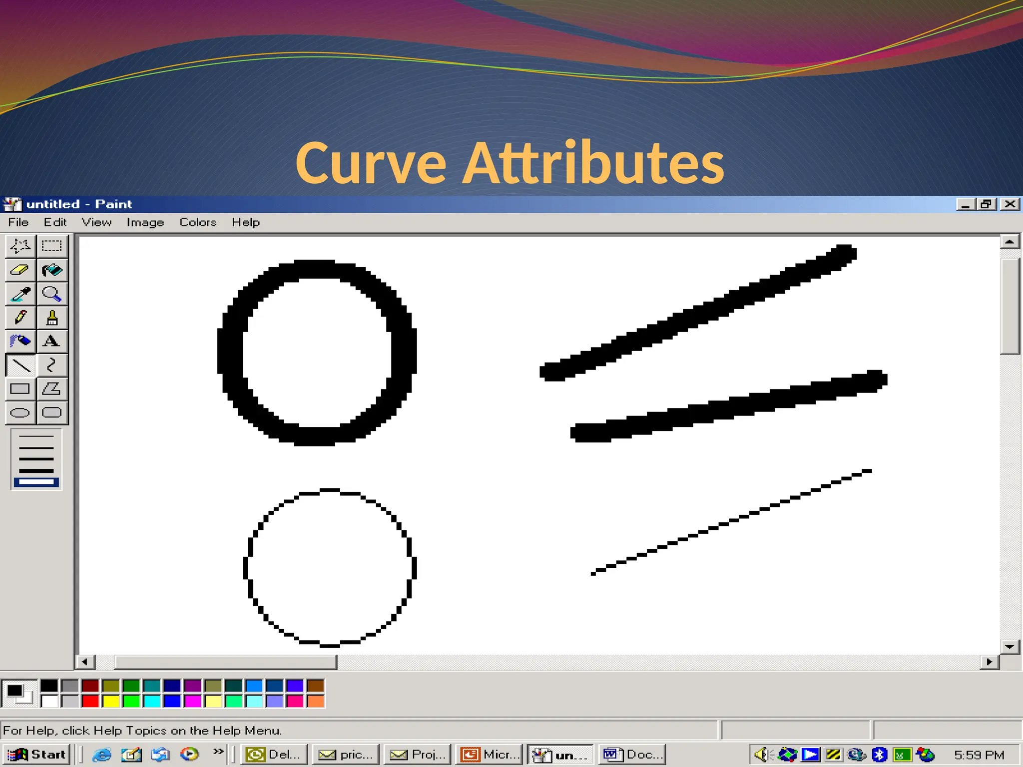 Curve Attributes
 