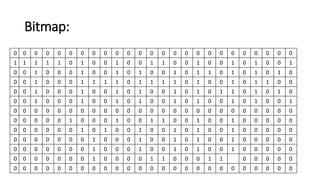 Bitmap:
0 0 0 0 0 0 0 0 0 0 0 0 0 0 0 0 0 0 0 0 0 0 0 0 0
1 1 1 1 1 0 1 0 0 1 0 0 1 1 0 0 1 0 0 1 0 1 0 0 1
0 0 1 0 0 0 1 0 0 1 0 1 0 0 1 0 1 1 0 1 0 1 0 1 0
0 0 1 0 0 0 1 1 1 1 0 1 1 1 1 0 1 0 0 1 0 1 1 0 0
0 0 1 0 0 0 1 0 0 1 0 1 0 0 1 0 1 0 1 1 0 1 0 1 0
0 0 1 0 0 0 1 0 0 1 0 1 0 0 1 0 1 0 0 1 0 1 0 0 1
0 0 0 0 0 0 0 0 0 0 0 0 0 0 0 0 0 0 0 0 0 0 0 0 0
0 0 0 0 0 1 0 0 0 1 0 0 1 1 0 0 1 0 0 1 0 0 0 0 0
0 0 0 0 0 0 1 0 1 0 0 1 0 0 1 0 1 0 0 1 0 0 0 0 0
0 0 0 0 0 0 0 1 0 0 0 1 0 0 1 0 1 0 0 1 0 0 0 0 0
0 0 0 0 0 0 0 1 0 0 0 1 0 0 1 0 1 0 0 1 0 0 0 0 0
0 0 0 0 0 0 0 1 0 0 0 0 1 1 0 0 0 1 1 0 0 0 0 0
0 0 0 0 0 0 0 0 0 0 0 0 0 0 0 0 0 0 0 0 0 0 0 0 0
 