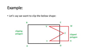 Example:
• Let's say we want to clip the below shape:
 