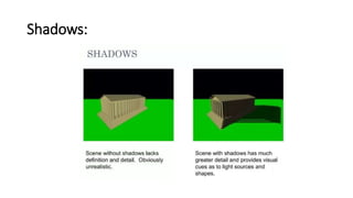 Shadows:
 