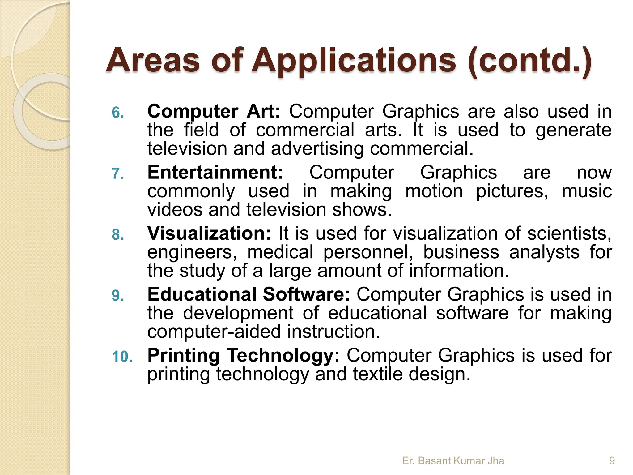 COMPUTER GRAPHICS AND ANIMATION UNIT 1.pptx | Computer Animation ...