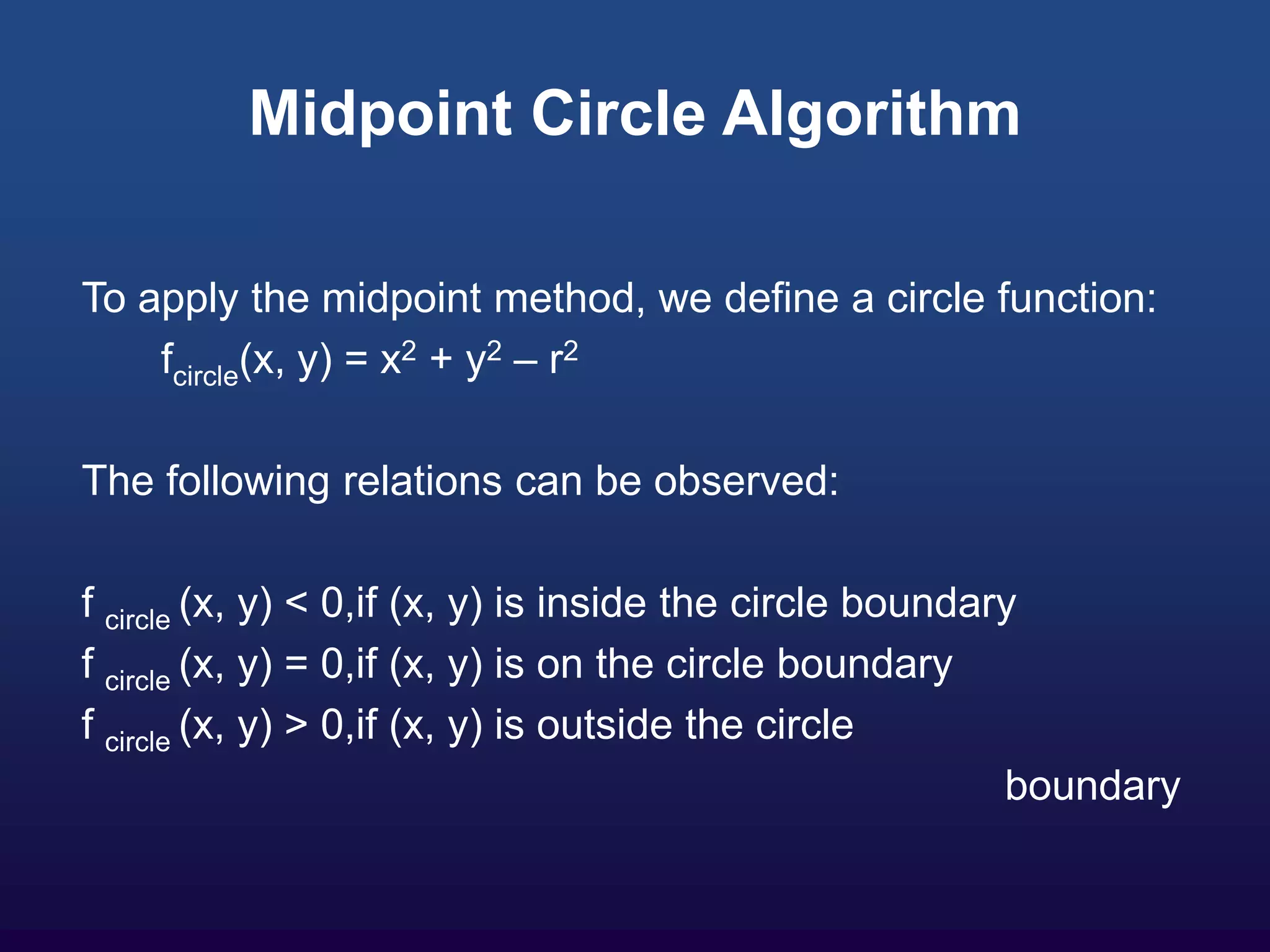 Computer_Graphics_circle_drawing_techniq.ppt | Drawing and Sketching ...