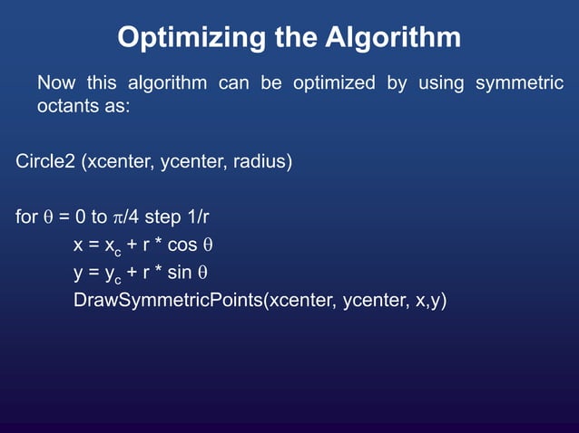 Computer_Graphics_circle_drawing_techniq.ppt | Drawing and Sketching ...