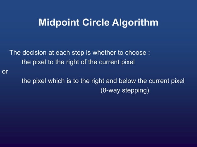 Computer_Graphics_circle_drawing_techniq.ppt | Drawing and Sketching ...