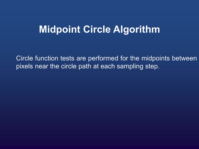 Computer_Graphics_circle_drawing_techniq.ppt | Drawing and Sketching ...