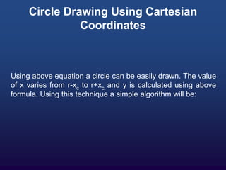 Computer_Graphics_circle_drawing_techniq.ppt | Drawing and Sketching ...