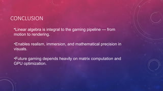 computer graphics and gaming presentation | PPTX