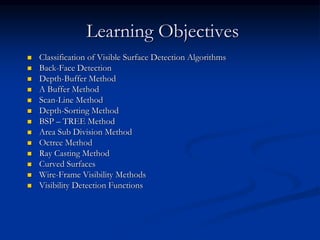 Computer graphics iv unit | PPT | 3-D Graphics | Computer Software and ...