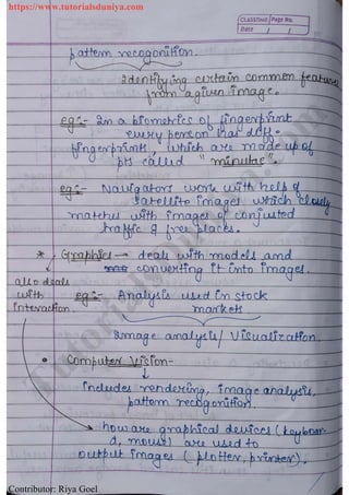 Computer graphics notes tutorials duniya | PDF