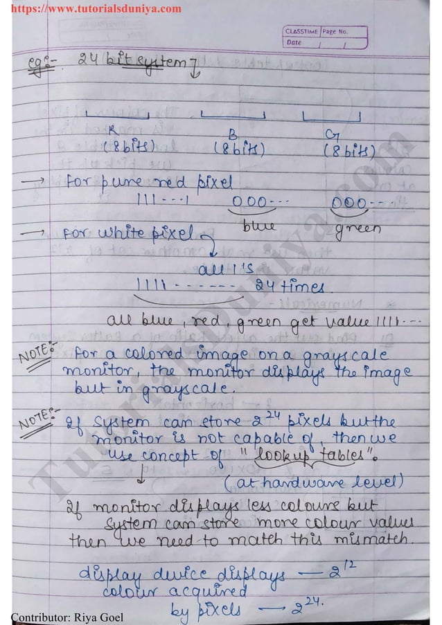 Computer graphics notes tutorials duniya | PDF