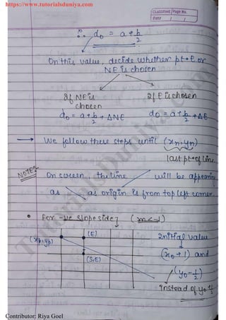 Computer graphics notes tutorials duniya | PDF