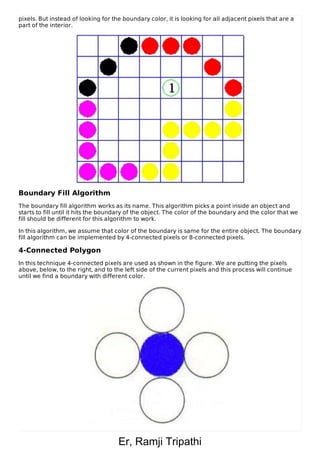 Computer graphics notes watermark | PDF